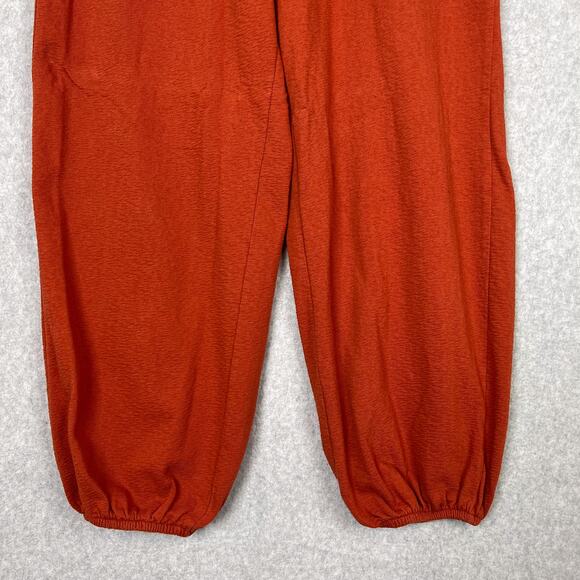 Free People Beach Don't Kill My Vibe Pants in Bronze Size Medium - Picture 4 of 14